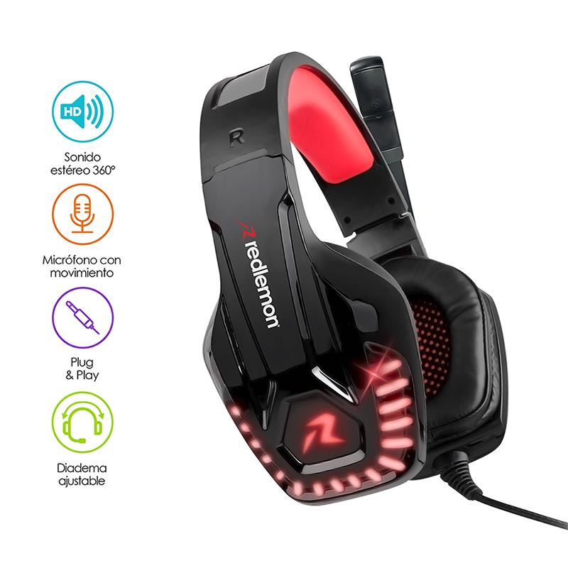 Audifonos discount gamer redlemon