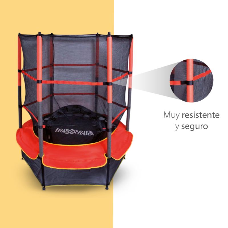 Trampolin Brincolin Para Niños Infantil 1.4m Tumbling Con Red.