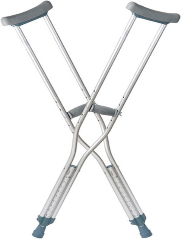 Muletas Axilares Ajustables De Aluminio Talla L