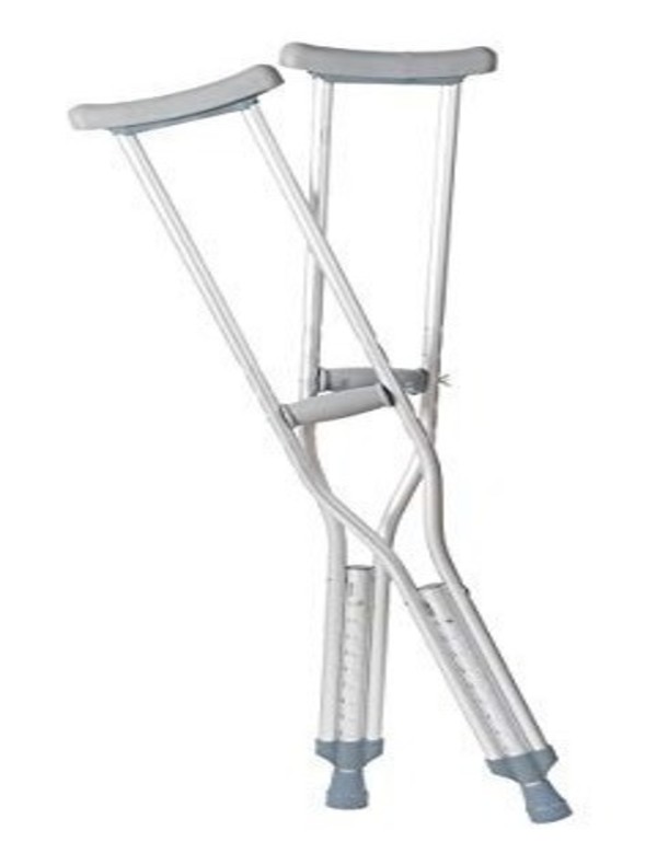 Muletas Axilares Ajustables De Aluminio Talla L