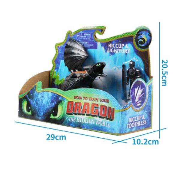 Entrenando A Tu Dragón Mundo Oculto Hipo Y Furia Nocturna