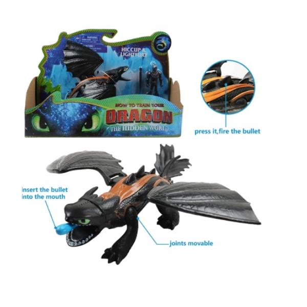 Entrenando A Tu Dragón Mundo Oculto Hipo Y Furia Nocturna