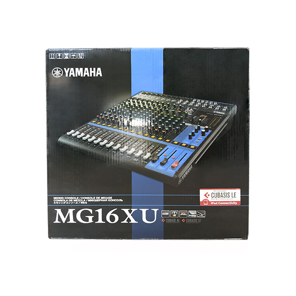 Mezcladora Análoga 16 Canales Con Efectos, Usb Yamaha Mg16xu