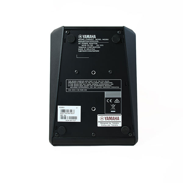 Mezcladora Consola 6 Canales Con Efectos Yamaha Mg06x