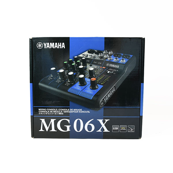 Mezcladora Consola 6 Canales Con Efectos Yamaha Mg06x