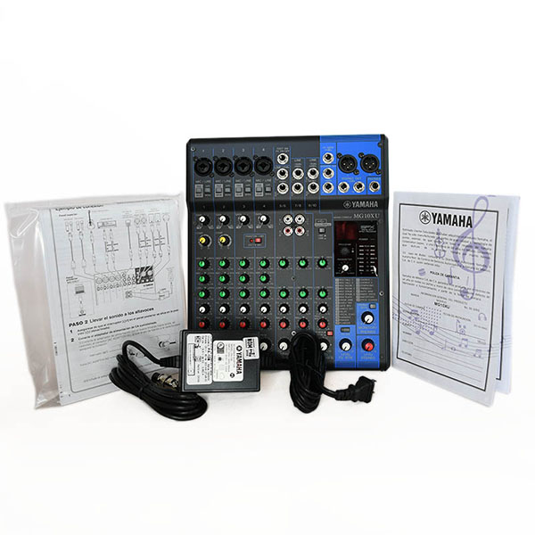 Mezcladora Consola Con Efectos, Usb 10 Canales Yamaha Mg10xu