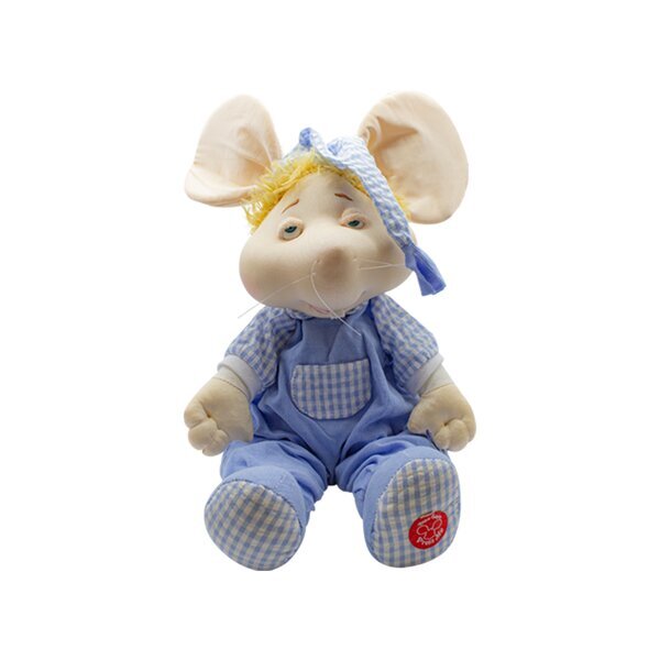 Peluche Topogigio Parlante 4 Frases Diferentes Pijama Overol Azul