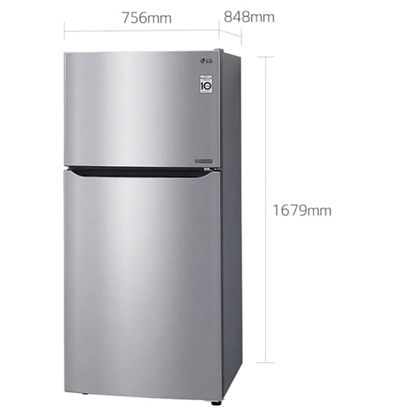 Refrigerador LG Inverter Gris Acero De 20pies Lt57bpsx