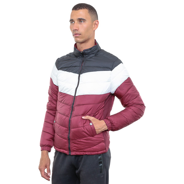 Chamarra Reversible para Caballero, modelo DEVIN 04 - Vino