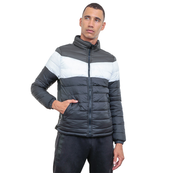 Chamarra Reversible para Caballero, modelo DEVIN 02 Negro Verde Olivo