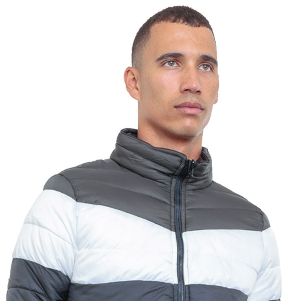 Chamarra Reversible para Caballero, modelo DEVIN 02 Negro Verde Olivo