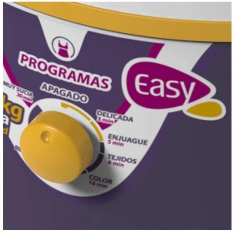 Lavadora Manual Easy LRE15M 15 Kg Morada ORT ENTREGA SÓLO VÁLIDA EN LA CIUDAD DE MÉXICO Y ZONA METROPOLITANA