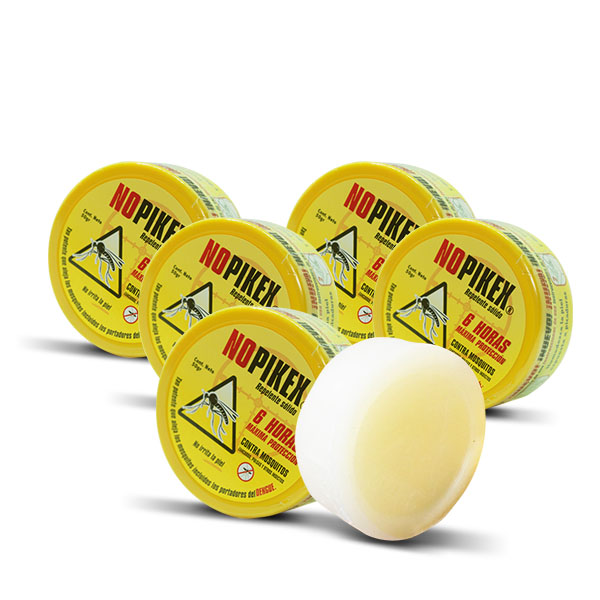 Repelente sólido NOPIKEX, paquete de 5 piezas, 50 g c/u 