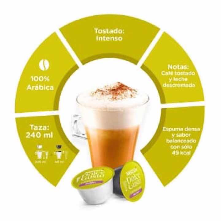 48 Cápsulas Dolce Gusto, Capuccino Skinny, Nescafé.