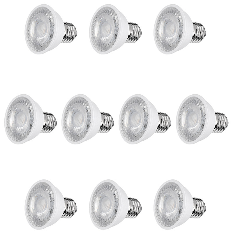 Pack de 10 Focos LED MR16 Aksi 3W luz calida Base E27