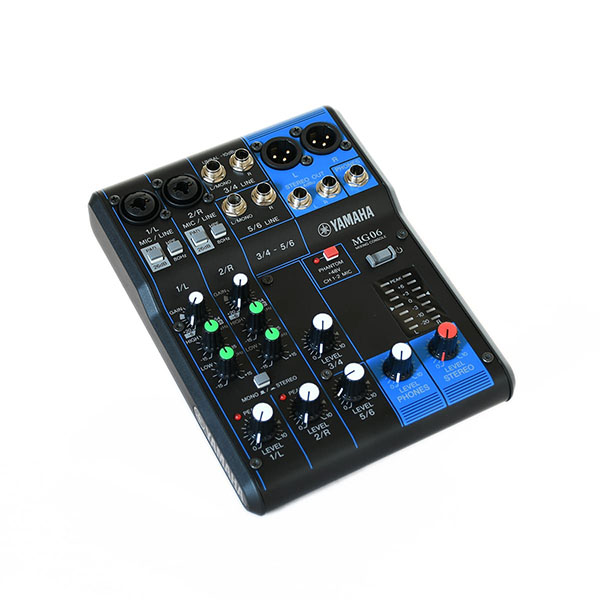 Mezcladora Análoga De 6 Canales Mg-06 Yamaha