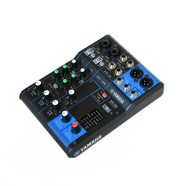 Mezcladora Análoga De 6 Canales Mg-06 Yamaha