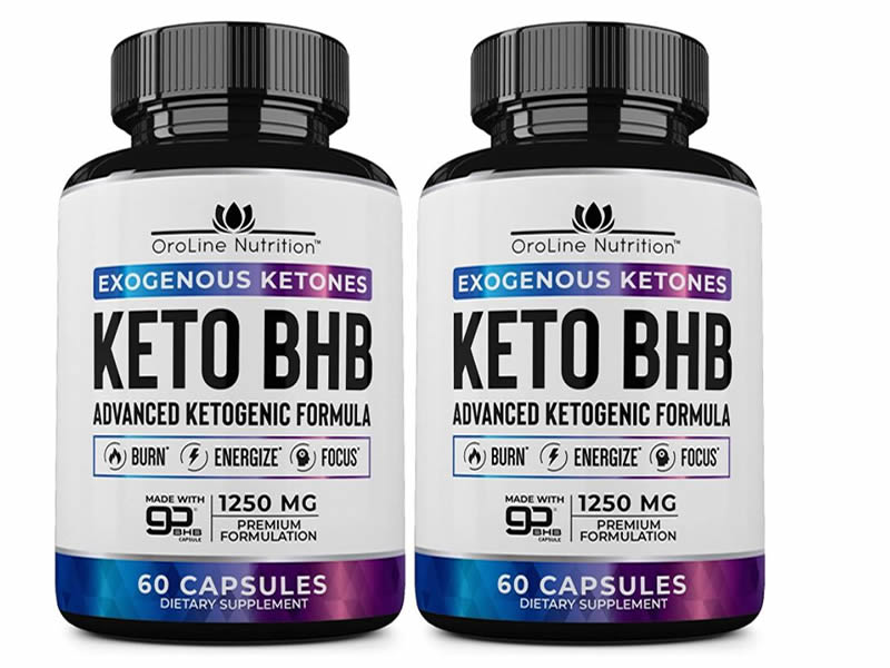 KETO BHB 2 PACK. Permite Energizar, Quemar y Enfocar, OroLine Nutrition 