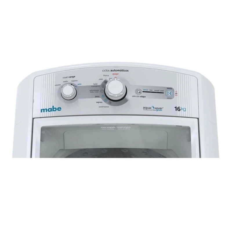 Lavadora Mabe LMA46102VBAB Aqua Saver Automática 16 kg Blanco ORT