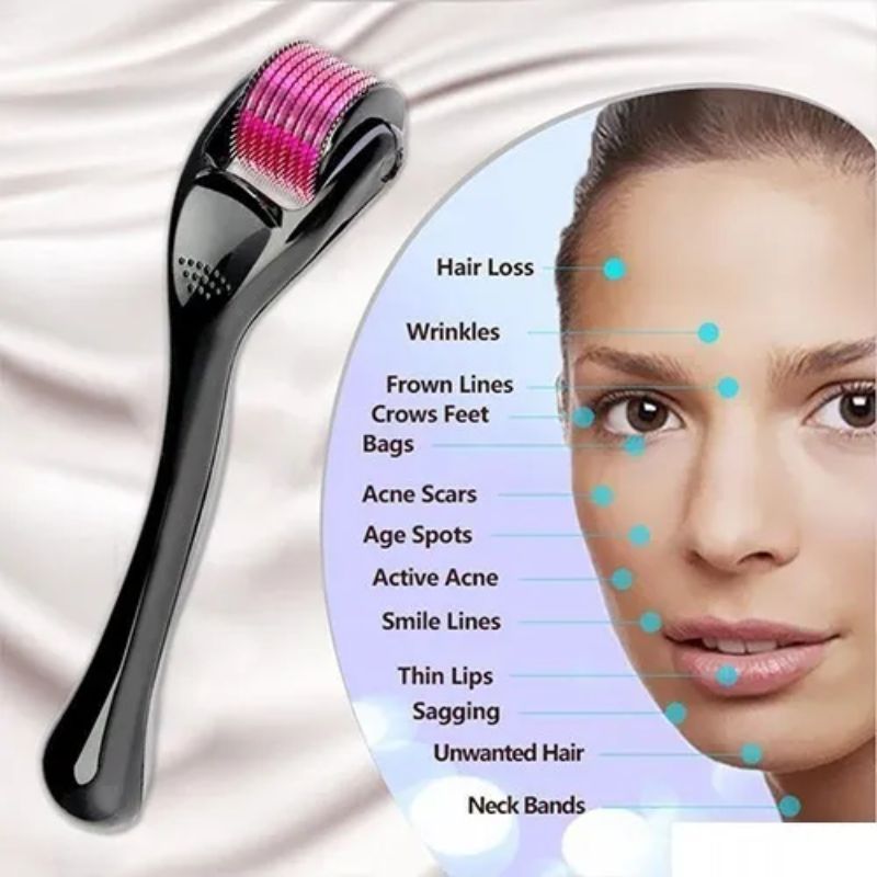 Derma Roller System Rejuvenece Reduce Arrugas 3 Piezas