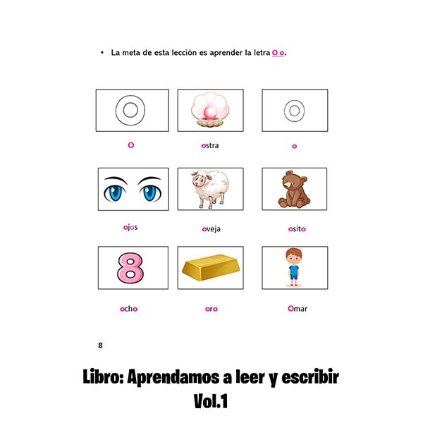 Aprendamos A Leer Y Escribir Vol: 1 Y 2 Y Método Doman