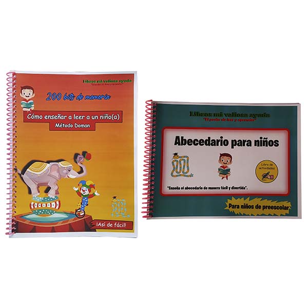 Libros: Método Doman Y Abecedario Para Niños De Preescolar