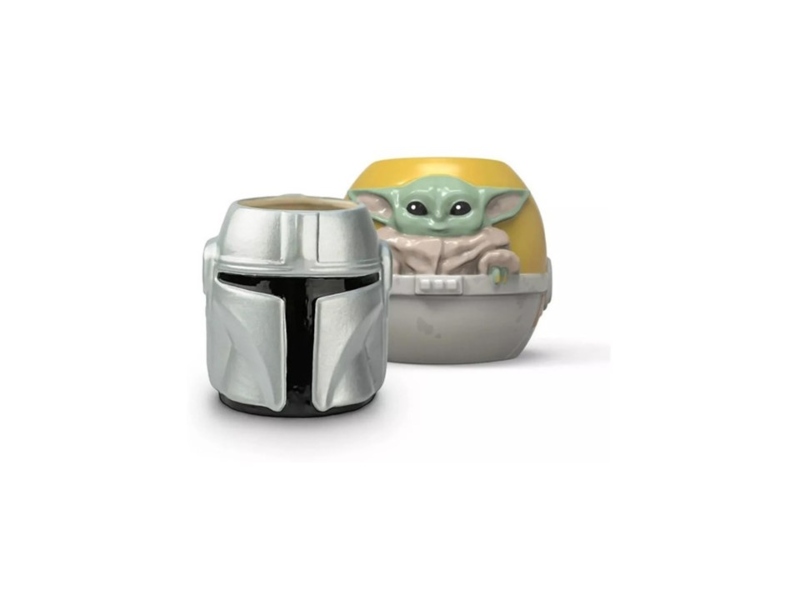 Set De 2 Tazas The Mandilarían + Baby Yoda Star Wars Café