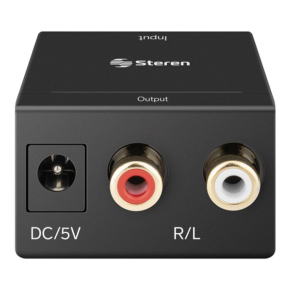 Convertidor de audio digital a analógico (óptico digital / coaxial digital a RCA)