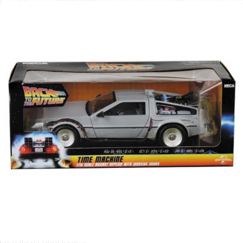 Delorean Volver Al Futuro Escala 1:16 Neca Puerta Funcional