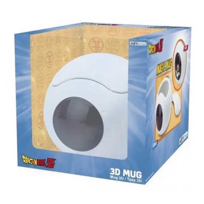 Taza Mágica 3d Capsula De Vegeta 500 Ml Dragonball Z 
