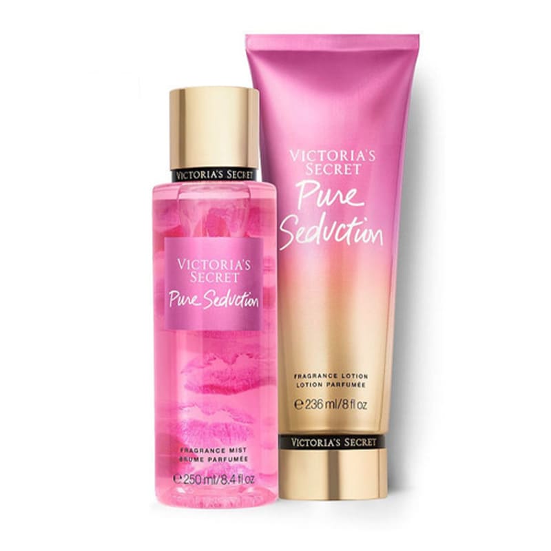 Victoria's Secret Set Crema Corporal y Body Locion fragancia Pure Seduction