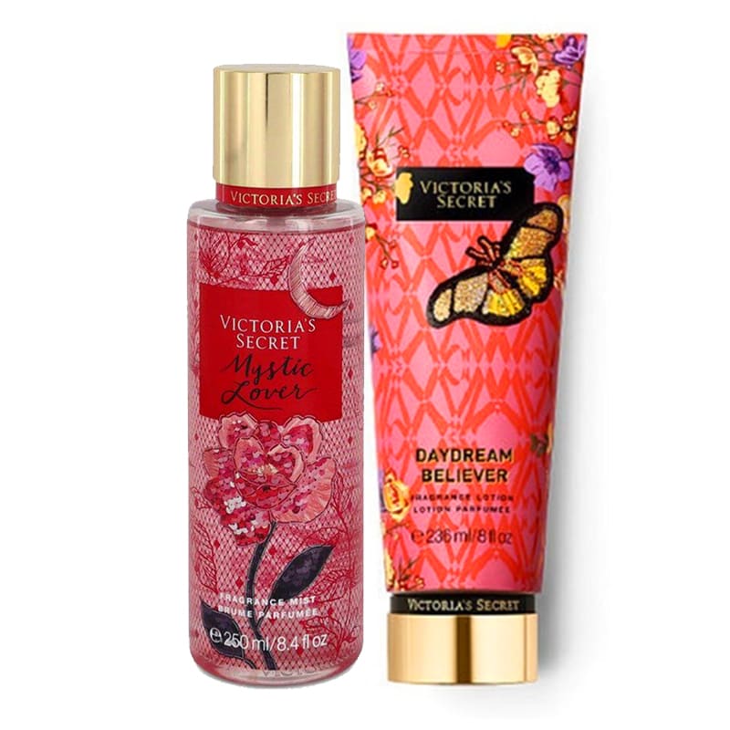 Victoria's Secret  Set Crema Corporal Y Body Locion Fragancia Mystic 