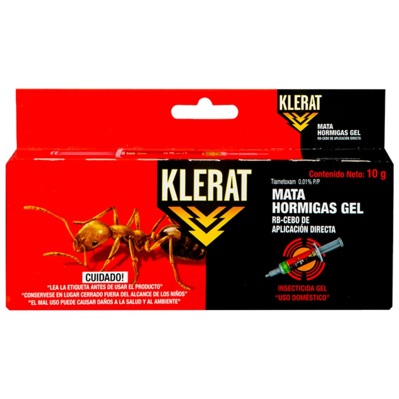 Cebo Hormiguicida Gel 10 Gramos Jeringa Klerat