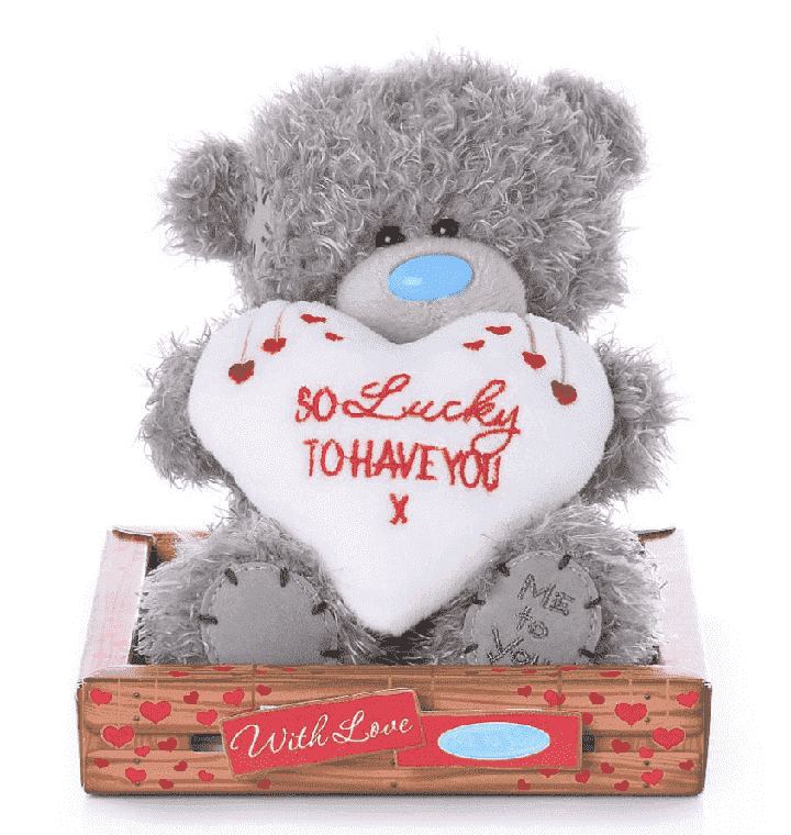 Oso de Peluche Teedy Bear Corazon Blanco