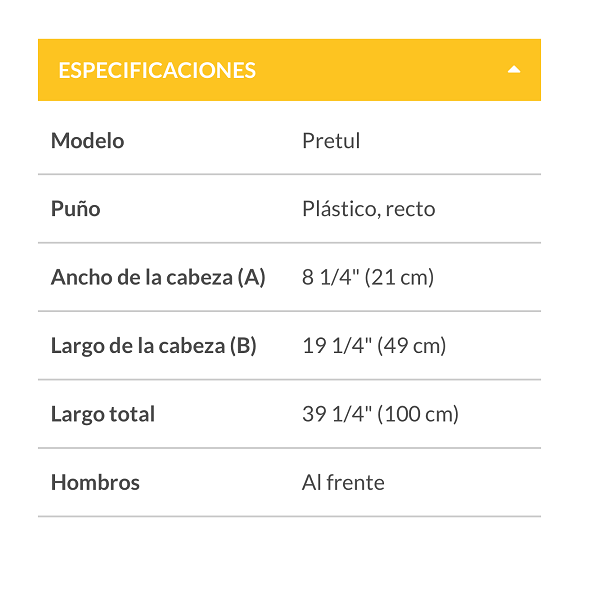 PALA REDONDA, PUÑO "Y", PRETUL JARDINERIA ALBAÑILERIA CONSTRUCCION DE 100 CM PRETUL