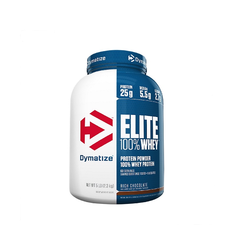 PROTEINA  DYMATIZE  ELITE 100% Whey 63 SERV SABOR CHOCOLATE 