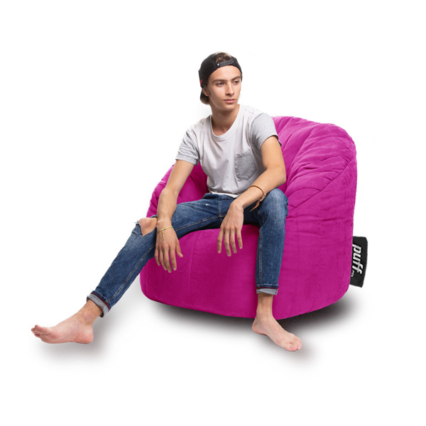 Sillón Puff Mx Acabado Gamuza Lounger