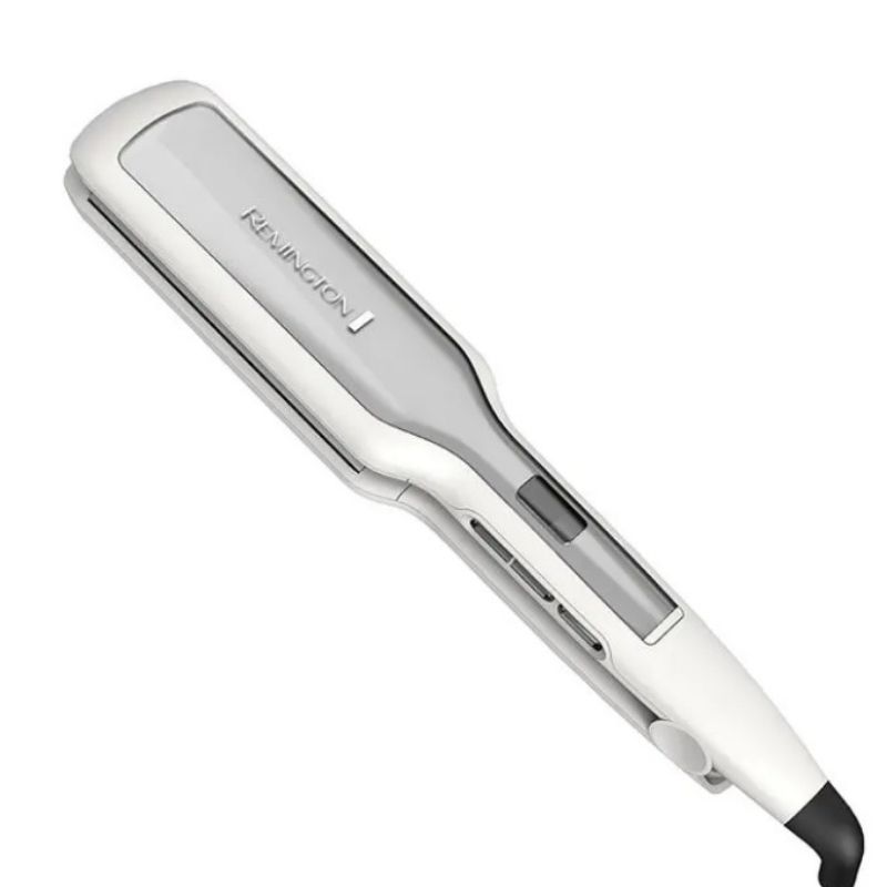 Plancha De Cabello Remington Diamond Ceramic Shine S5520 Blanca Y Plata 110v/220v