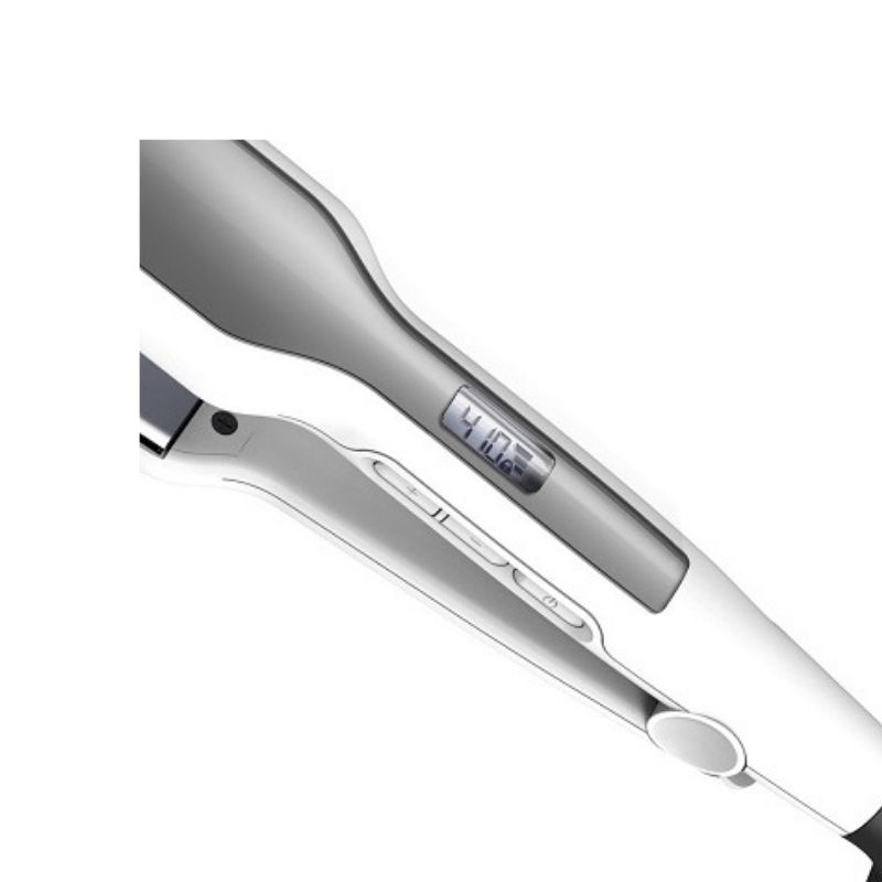 Plancha De Cabello Remington Diamond Ceramic Shine S5520 Blanca Y Plata 110v/220v