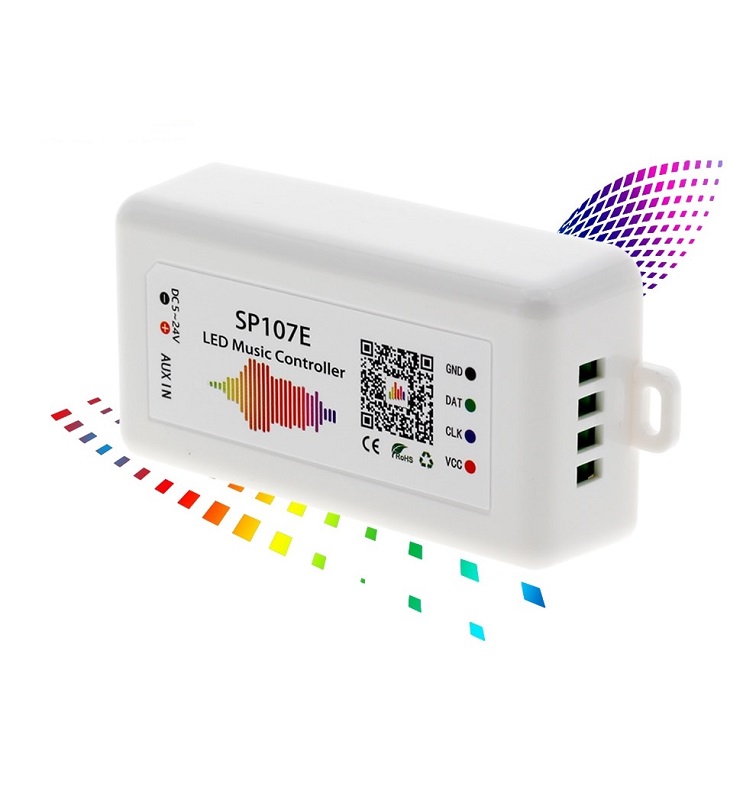 Controlador Sp107e Bluetooth - Led Music Controller Ws2812b