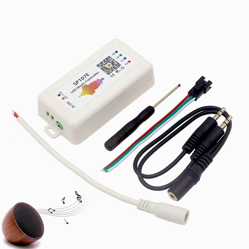 Controlador Sp107e Bluetooth - Led Music Controller Ws2812b