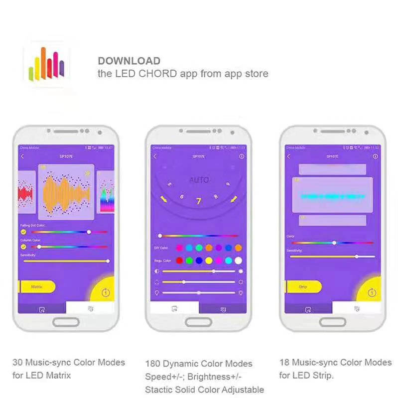 Controlador Sp107e Bluetooth - Led Music Controller Ws2812b