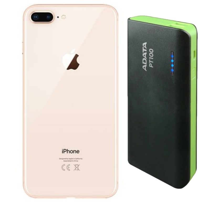iPhone 8 Plus Reacondicionado Desbloqueado 256gb + Power Bank 10,000mah