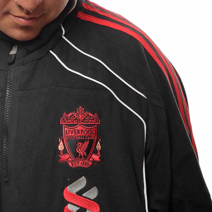 Chamarra Adidas Hombre Liverpool Fútbol Negro P95550