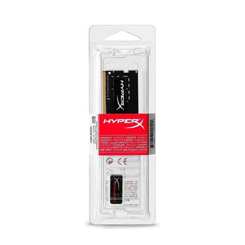MEMORIA RAM KINGSTON HYPERX IMPACT SODDR4 LAPTOP 4GB 2400 NEGRO HX424S14IB/4