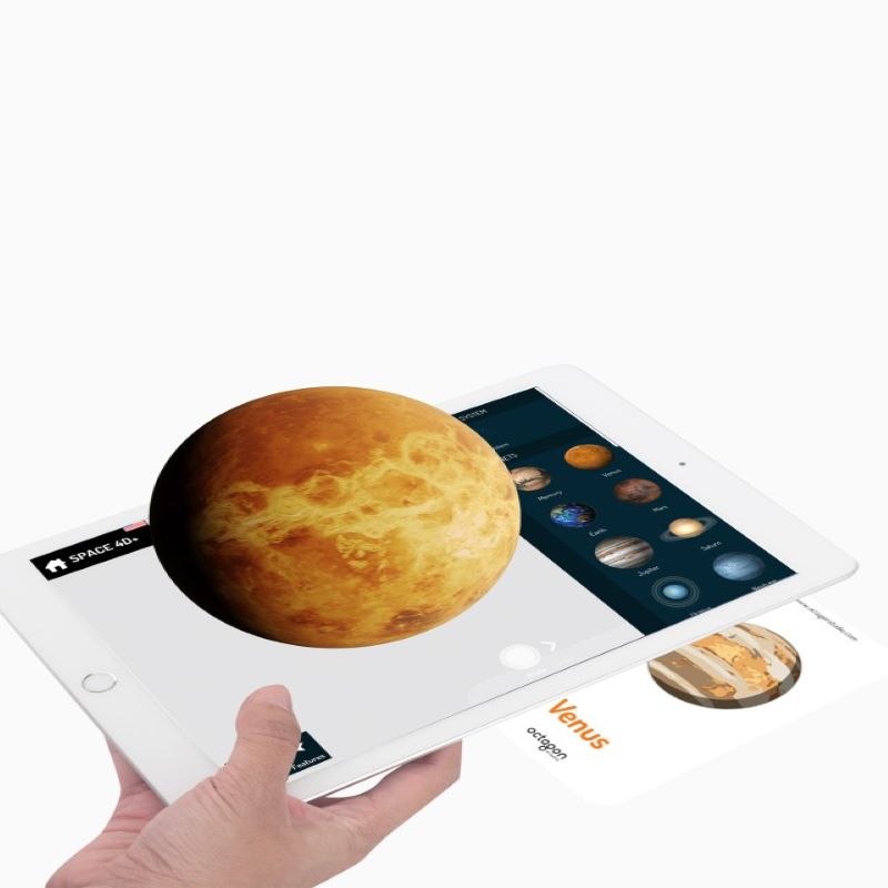 TARJETAS REALIDAD AUMENTADA SPACE 4D