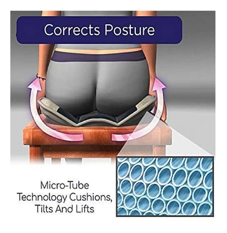 Cojín Asiento Ortopédico Soporte Corrector Postura Confort