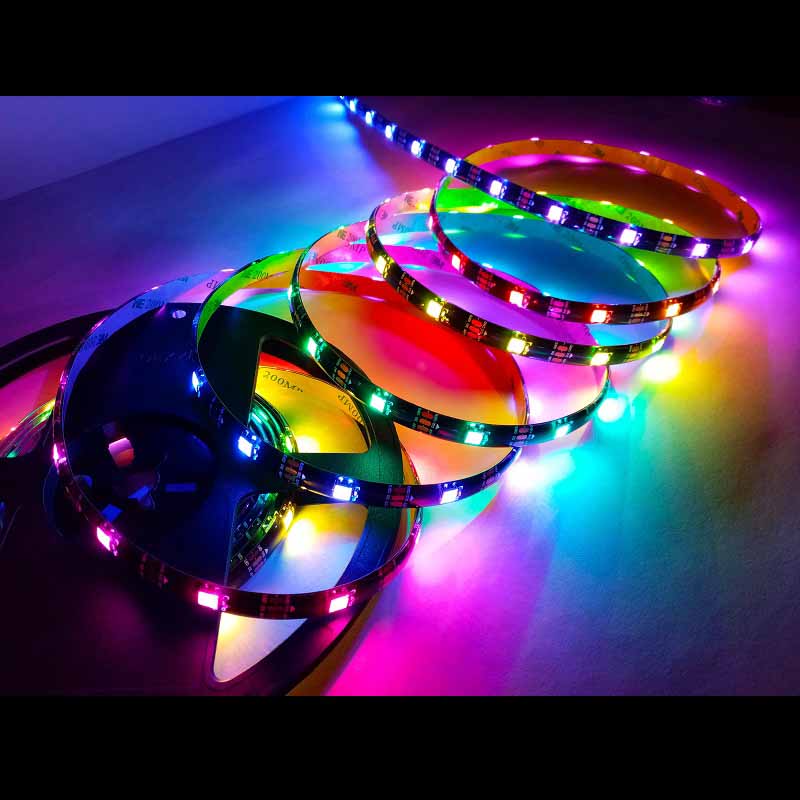  Tira Led Ws2812b Pixel Inteligente 5m 150led 30led/m 