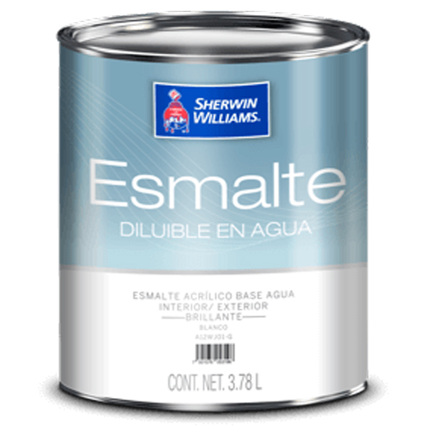 Galón de esmalte diluible en agua SHERWIN WILLIAMS