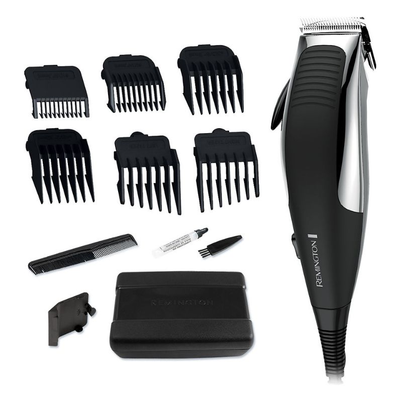 MAQUINA CORTADORA DE CABELLO SET 12 PIEZAS REMINGTON HC1080